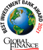 Global Finance’s Best Investment Bank Award