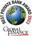 Global Finance's Best Private Bank in Kuwait Award